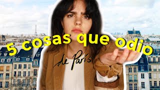 5 COSAS QUE ODIO DE VIVIR EN PARIS | estudiante española en París by Nieves Ugarte 6,047 views 3 years ago 8 minutes, 21 seconds