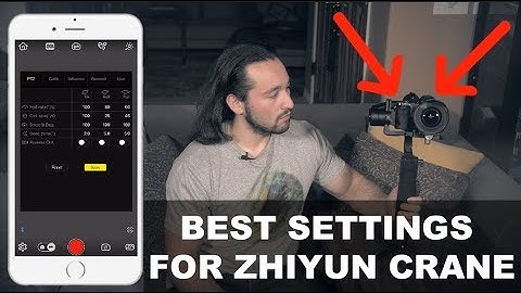 BEST Settings For Zhiyun Crane Gimbal | Momentum Productions