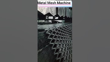 Expanded Metal Mesh Making Machine #shorts