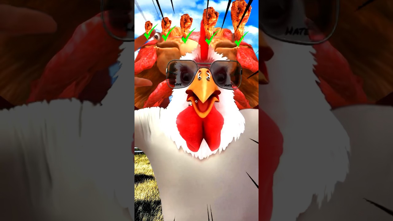 Том поет, как едят куриные крылышки от маленьких до огромных