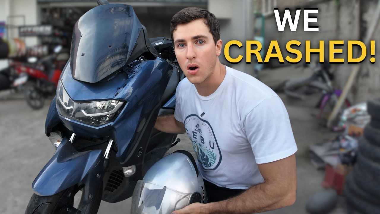 🇵🇭 We Crashed Our Motorbike in the Philippines...