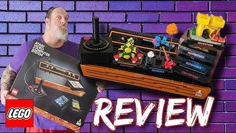 LEGO (10306) Atari VCS/2600 REVIEW and Real console comparison