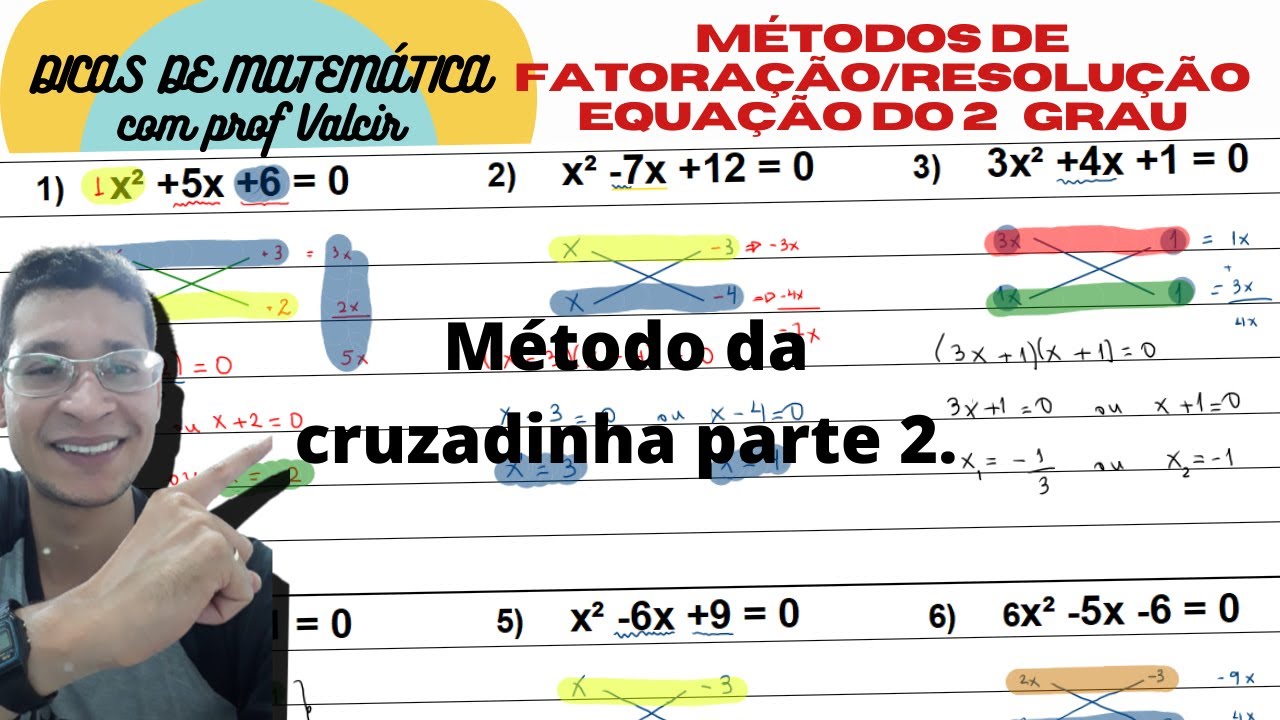 EQUAÇÃO DO 2 GRAU \Prof. Gis/ AULA 3 