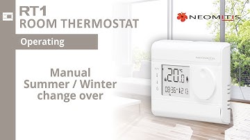 Manual Summer/Winter change over - [Tutorials RT1 room thermostat]