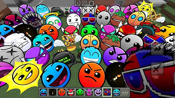 Lobotomy Nexbots V3 Update | Geometry Dash Difficulty Faces Mod In Minecraft