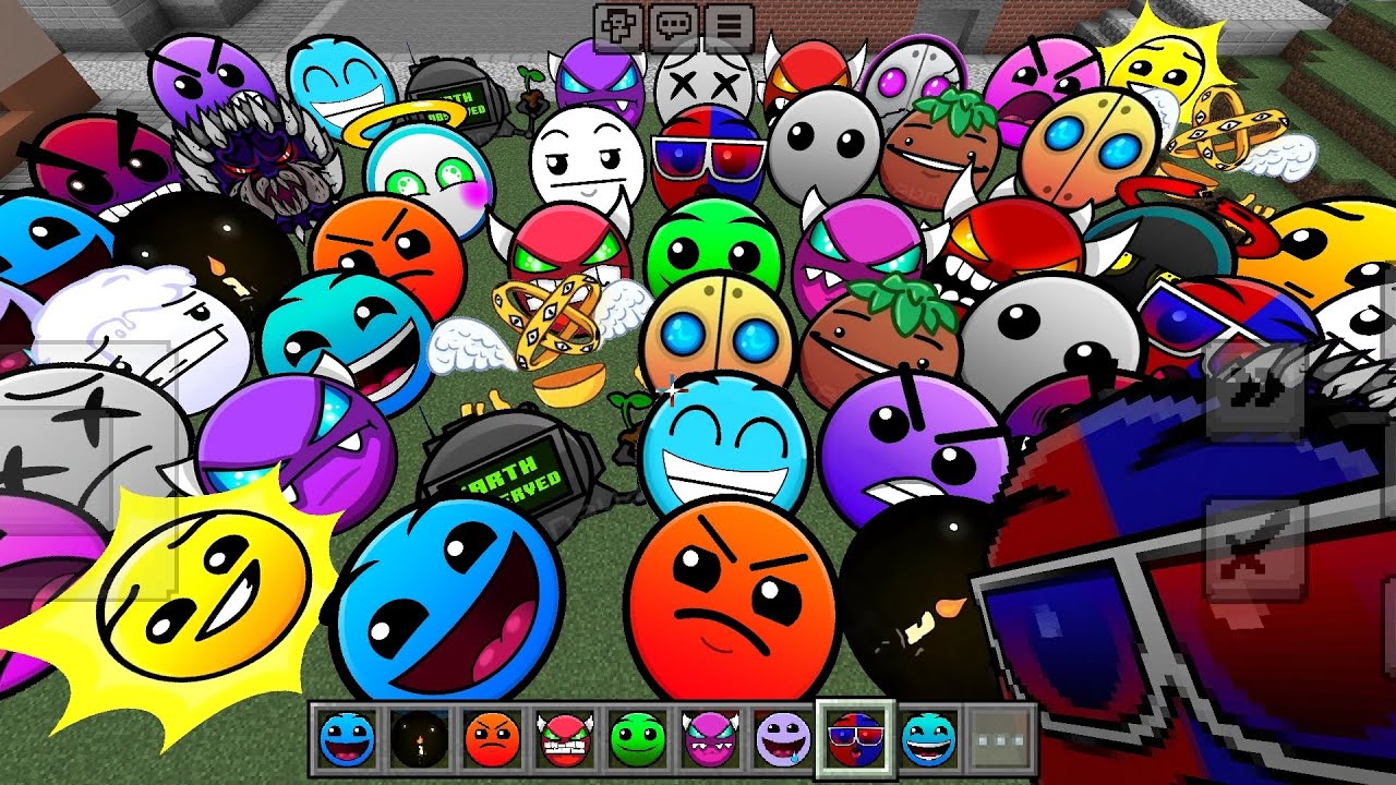 Geometry Dash Faces Mod Lobotomy Nexbots V3 Update | Geometry Dash Difficulty Faces Mod In ...