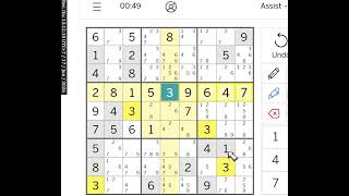 Expert Sudoku Los Angeles Times June 17, 2026 (Auto Candidate Mode)