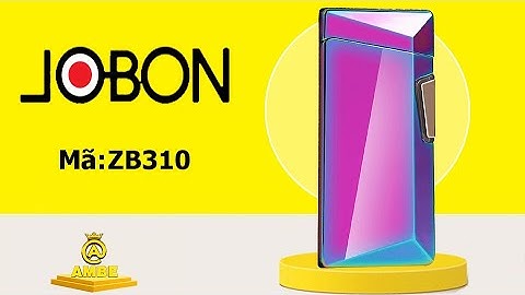 Bật lửa điện 2 tia sạc cổng USB cảm ứng Jobon ZB310 đẹp độc đáo