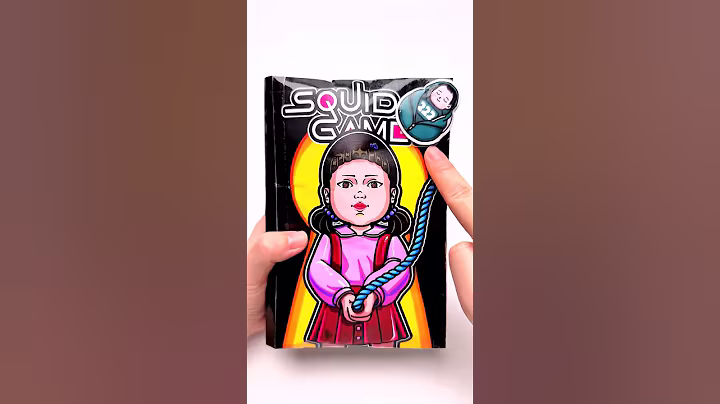 🦑Squid Game Book 🦑 #오징어게임 #papercraft #squidgame #gamebook  #오징어게임3  #squidgameseason3 #blindbag