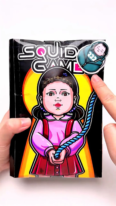 🦑Squid Game Book 🦑 #오징어게임 #papercraft #squidgame #gamebook  #오징어게임3  #squidgameseason3 #blindbag