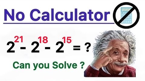 Nice Exponent Math Simplification Problem | No Calculator | Math Olympiad 