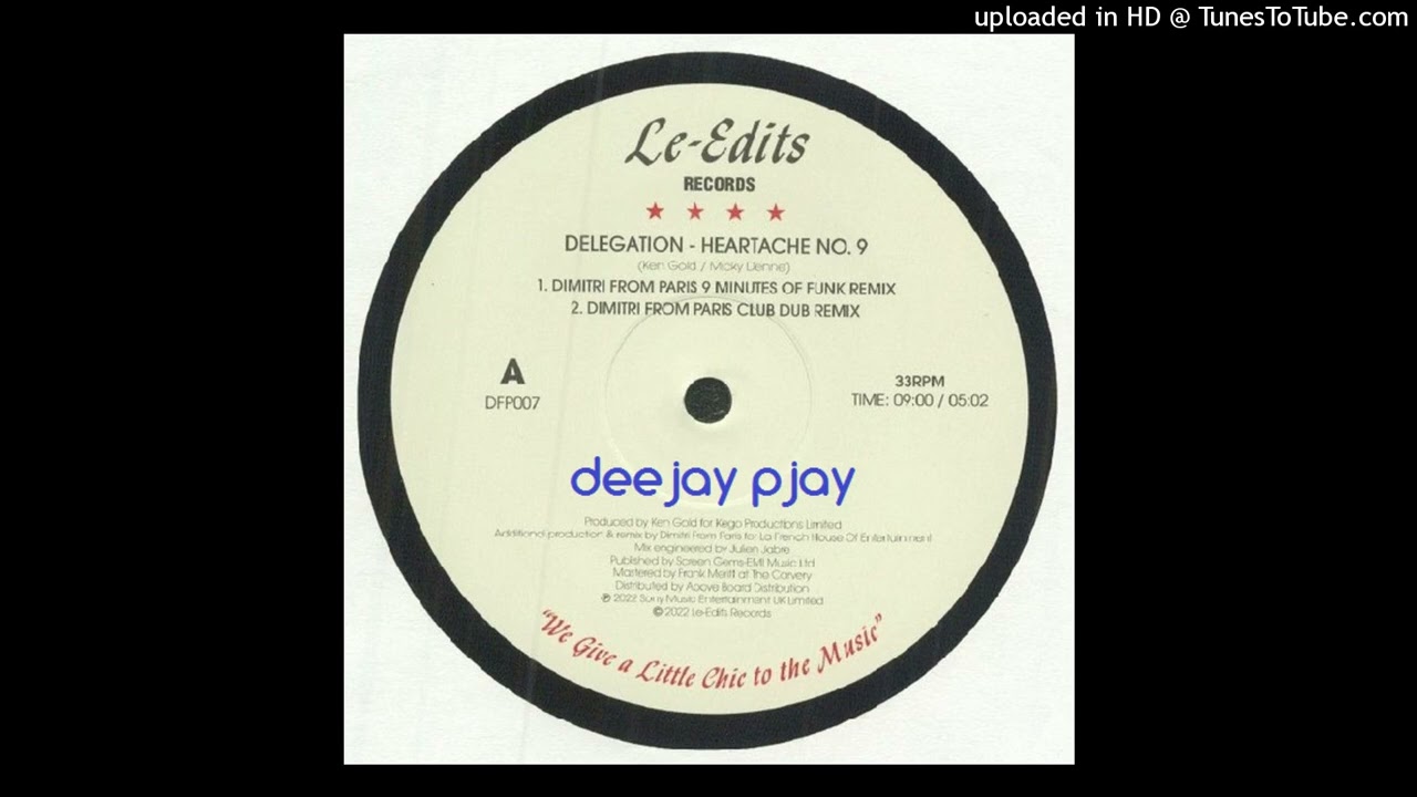 新品 Delegation / Heartache No.9 Dimitri Delegation - Heartache No. 9 (Vinyl, Germany, 1980) For Sale | Discogs