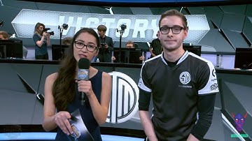 Interview with the winner of TSM vs OpTic | Analyst desk | W2D1 S8 NA LCS Spring 2018