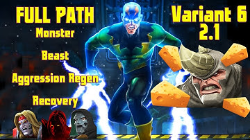 Variant 6: 2.1 Monster + Beast + Aggression Regen Rhino Cheese Full Path w/ Electro Boss takedown