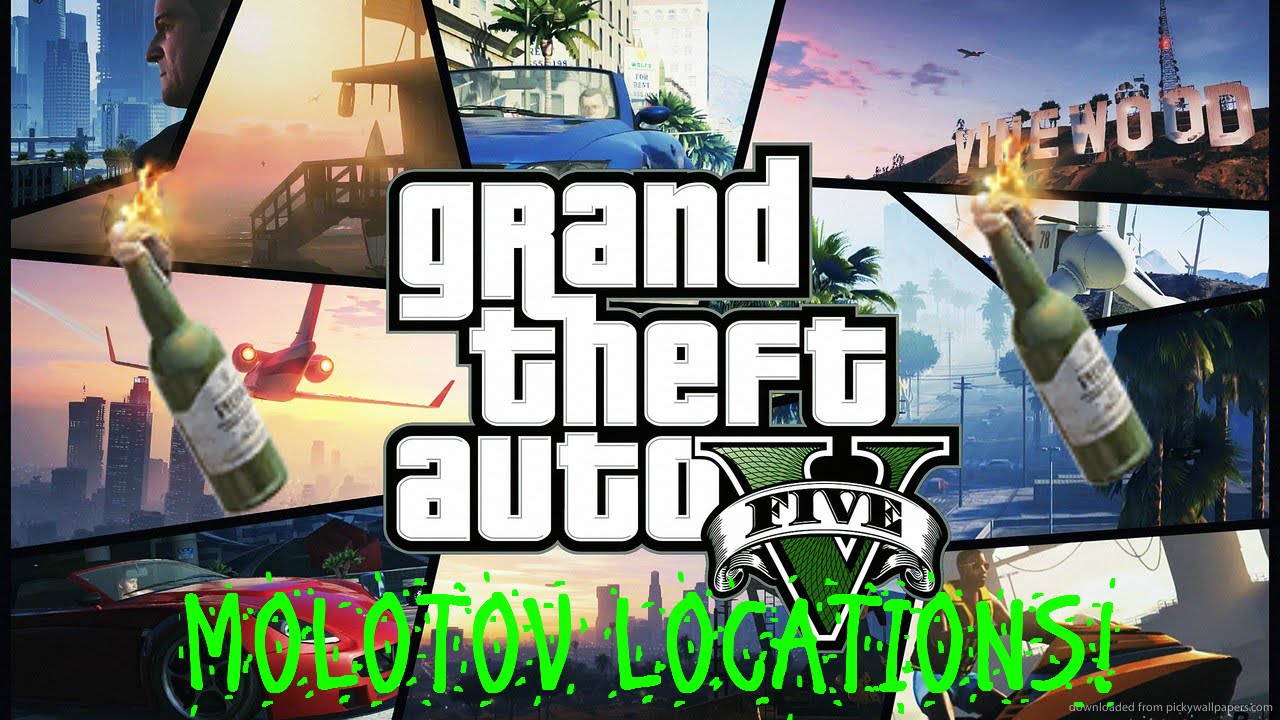 MOLOTOV COCKTAIL LOCATIONS GTA V YouTube 