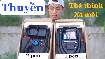 thuyền thả thính thả mồi câu cá