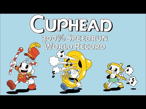 Cuphead DLC 300% Speedrun 1:03:38 (World Record)