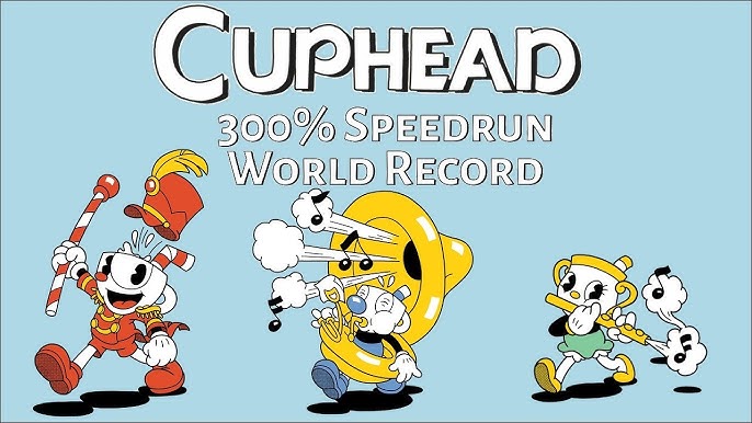Cuphead DLC 300% Speedrun 1:05:44 (FORMER World Record) 