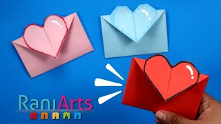 SOBRES DE CORAZÓN - ORIGAMI - fácil