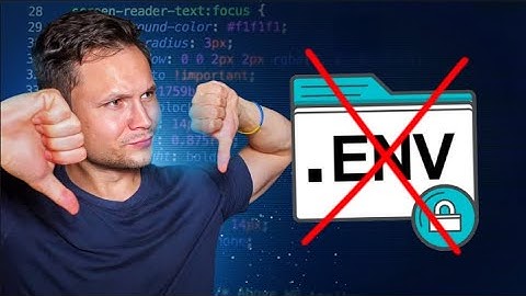 Why we stopped using ENV files and replaced it with this tool instead...