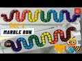 Bees marble run asmr  satisfying marble track