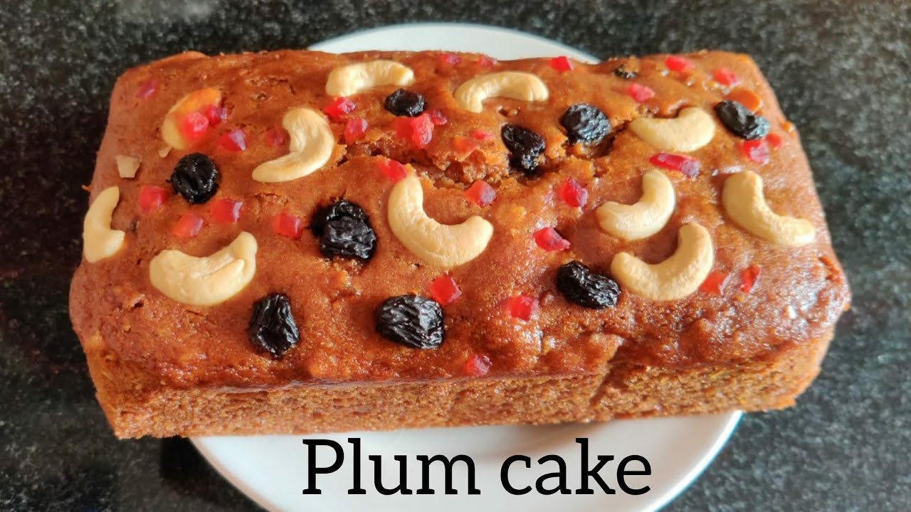 Christmas Plum cake/Christmas Special fruit cake Eggless without oven ...