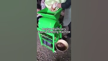 Peanut Shelling Machine in Action! You Won’t Believe How Fast It Works! 🥜⚡