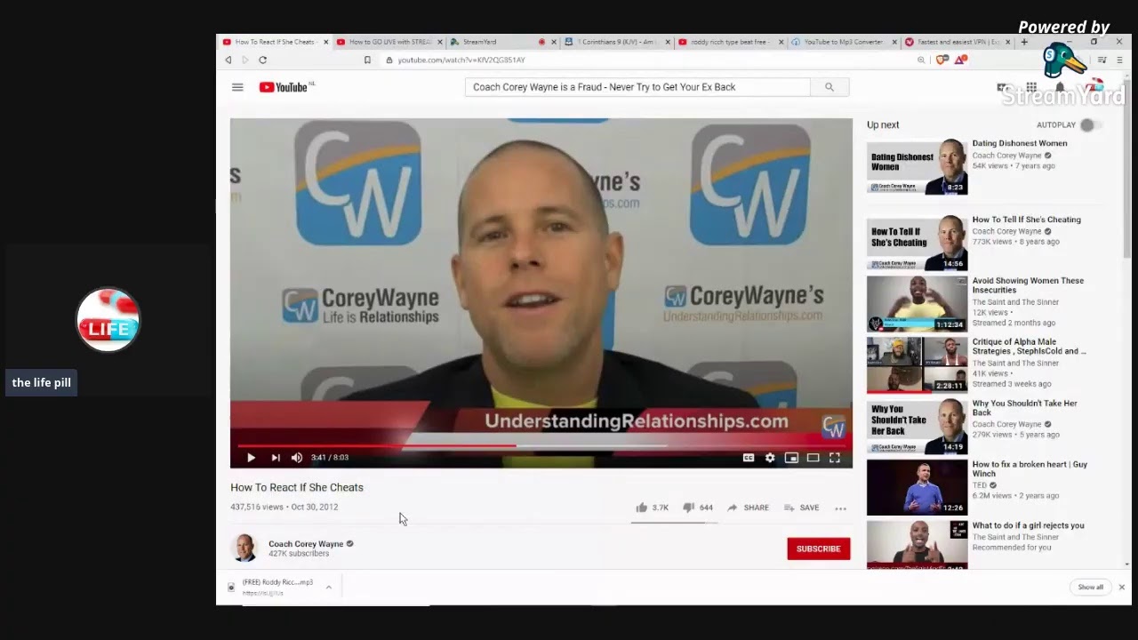 Coach Corey Wayne the alpha simp Never Try to Get Your Ex Back period