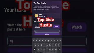 Top Side Hustle tapswap code #tapswapcode #trending #viralvideo #shorts #viralvideo #tapswap #reels