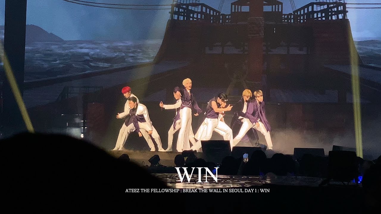 20221029 에이티즈 ATEEZ THE FELLOWSHIP : BREAK THE WALL IN SEOUL DAY 1 : WIN (ATINY FANCAM)