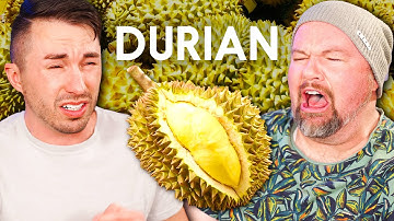 Men Try Eating Durian Fruit for the First Time - The World