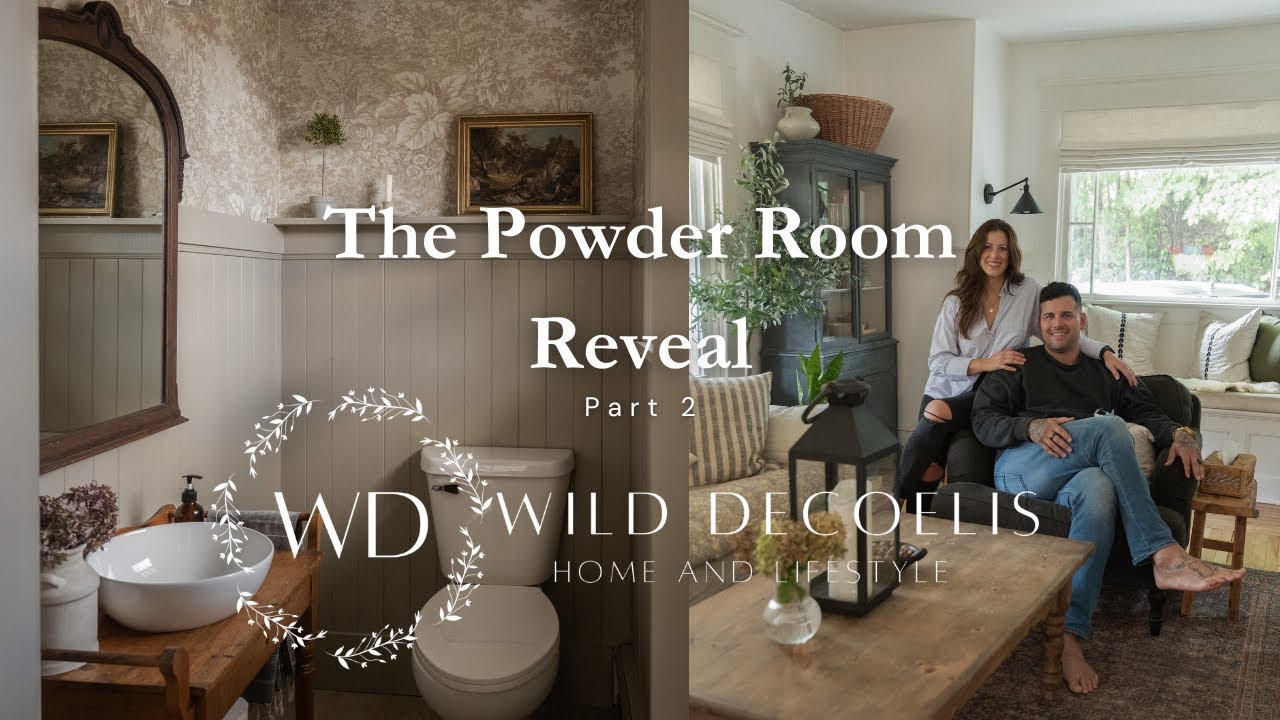 How We Renovated Our Powder Room In a Week Pt 2 - YouTube