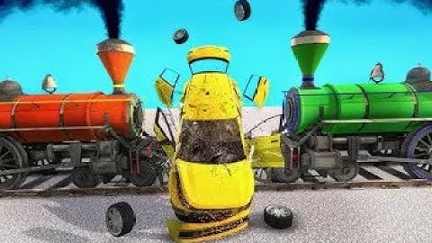 Train Derby Demolition - Car Destruction Simulator - Best Android Gameplay HD