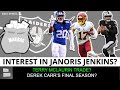 Janoris Jenkins To Las Vegas? Raiders Rumors Mailbag: Terry McLaurin Trade? Derek Carr On Hot Seat?