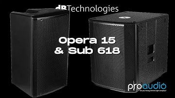 dB Technologies Opera 15 & Sub 618