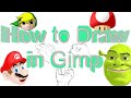 How to use Gimp like an Artist (How to draw in Gimp)