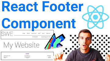 React Footer Component | Website Tutorial