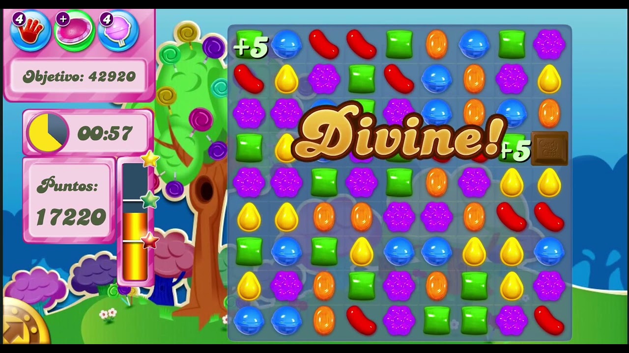 Candy crush saga (versión 2016) nivel 64 (nivel cronometrado)