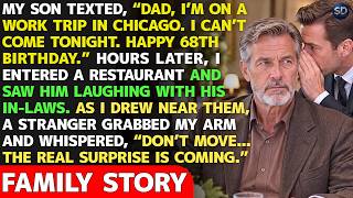 My Son Texted “Work Trip to Chicago. Happy 68th.”—Then I Saw Him at Dinner With His In-Laws. But...!