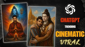 शंकर भगवान के साथ फोटो edit करें मात्र 1मिनट मे 🔱 | Trending AI Shiva Edit 2025" chatGPT photo edit
