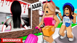 A MENINA se MUDOU para UMA CASA ASSOMBRADA | Roblox Brookhaven 🏡Rp | Historinhas