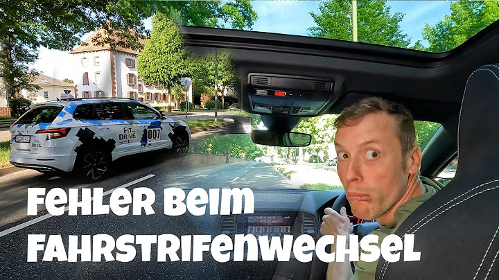 Wie verhalten Sie sich richtig ICH Wechsel auf den linken Fahrstreifen?