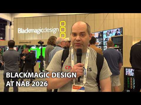 Blackmagic Design at NAB 2026 - Talking Fairlight Live, ST 2110, Immersive Cameras
