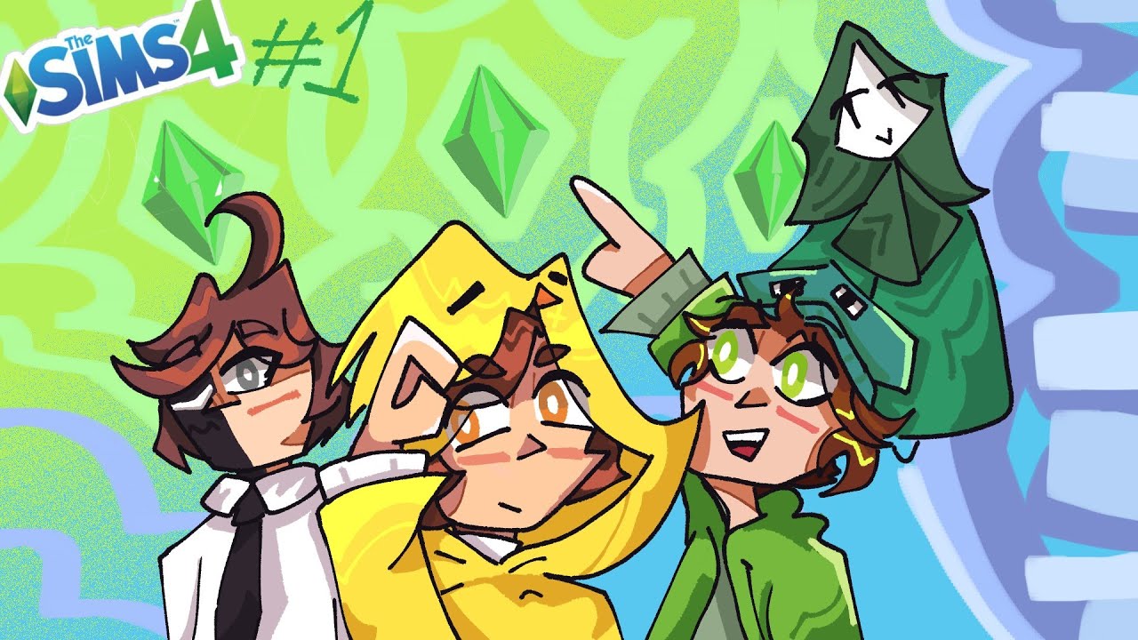 I MADE TE EKİP AS SİMS CHARACTERS | Sims 4 Ep. 1