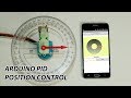 Arduino PID based DC motor position control system