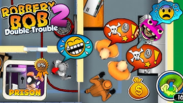 Robbery Bob - Prison vs Robbery Bob 2 Gameplay Walkthrough Ep 88
