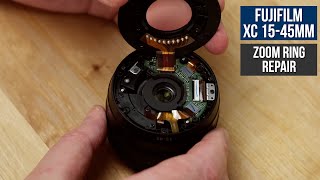 Fujifilm XC 15-45mm Lens Repair for Stuck / Non-working Zoom Ring