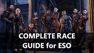 Eso L Complete Race Guide, What Race To Pick?
