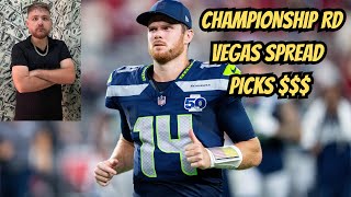 NFL CHAMPIONSHIP ROUND PICKS AGAINST THE SPREAD | BEST BETS