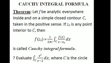 Cauchy Integral Formula|3rd Sem UG|Calicut University|Complimentary Course Mathematics-3
